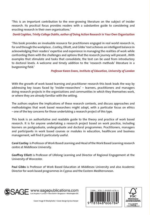 Produktbild: Doing Work Based Research