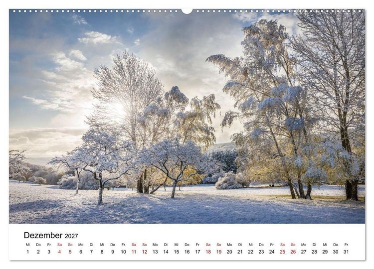 Produktbild: Taunus - Traumhafte W&auml;lder und romantische Orte (hochwertiger Premium Wandkalender 2027 DIN A2 quer), Kunstdruck in Hochglanz