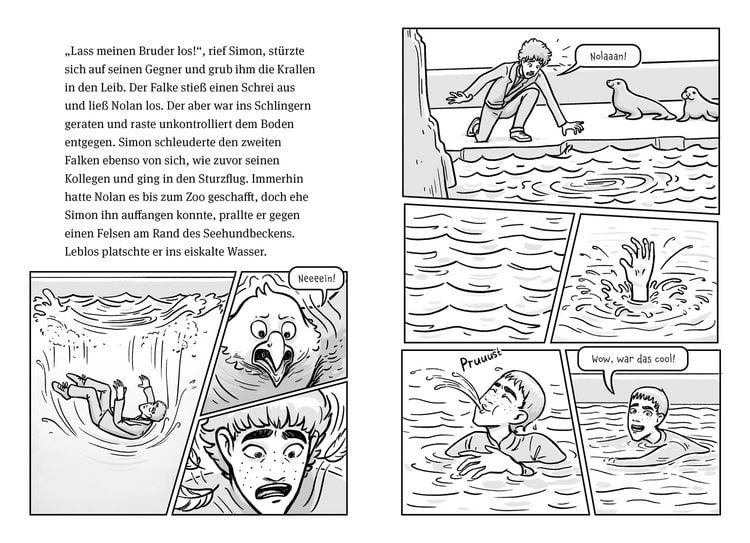 Produktbild: Animox als Comic-Roman 3. Die Stadt der Haie