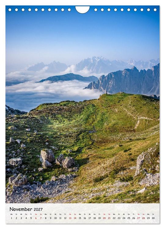Produktbild: Rund um die... Drei Zinnen (Wandkalender 2027 DIN A4 hoch), CALVENDO Monatskalender