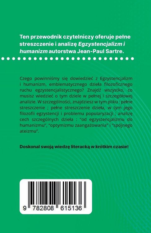 Produktbild: Egzystencjalizm i humanizm ksi&iquest;&iquest;ka Jean-Paul Sartre (Analiza ksi&iquest;&iquest;ki)