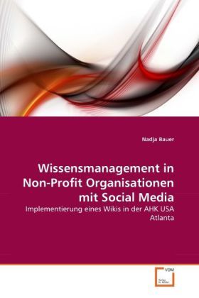 Produktbild: Bauer, N: Wissensmanagement in Non-Profit Organisationen mit