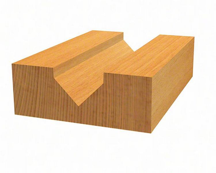 Produktbild: Bosch Accessories 2608628407 Nutfr&auml;ser Hartmetall L&auml;nge 45 mm Produktabmessung, &Oslash; 16 mm Schaftdurchmesser 8 mm
