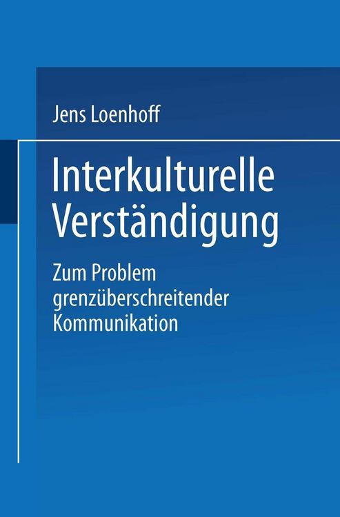 Produktbild: Interkulturelle Verst&auml;ndigung