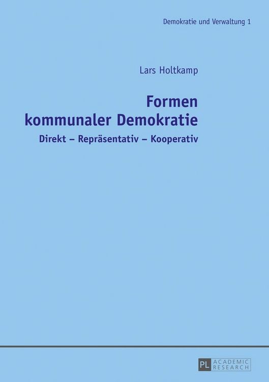 Produktbild: Formen kommunaler Demokratie