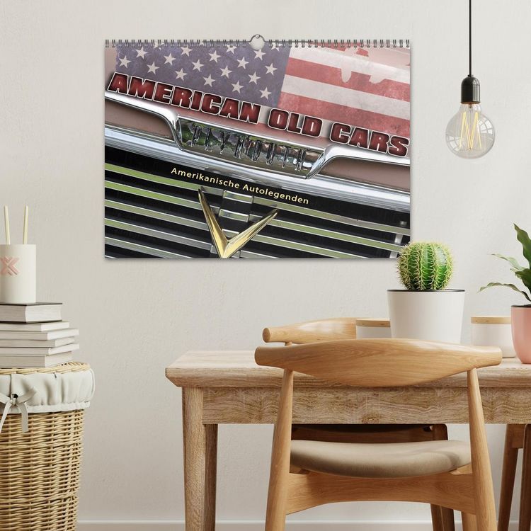 Produktbild: American Old Cars - Amerikanische Autolegenden (Wandkalender 2026 DIN A3 quer), CALVENDO Monatskalender