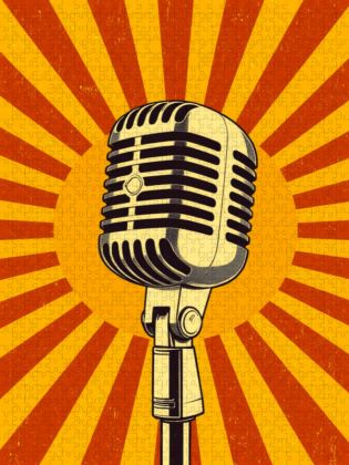 Produktbild: CALVENDO Puzzle Soul Microphone | 1000 Teile Lege-Gr&ouml;&szlig;e 64x48cm Foto-Puzzle f&uuml;r gl&uuml;ckliche Stunden