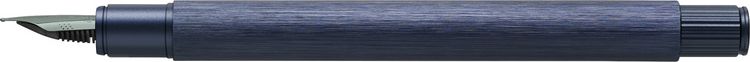 Produktbild: Faber-Castell F&uuml;ller Neo Slim Aluminium, dunkelblau, B