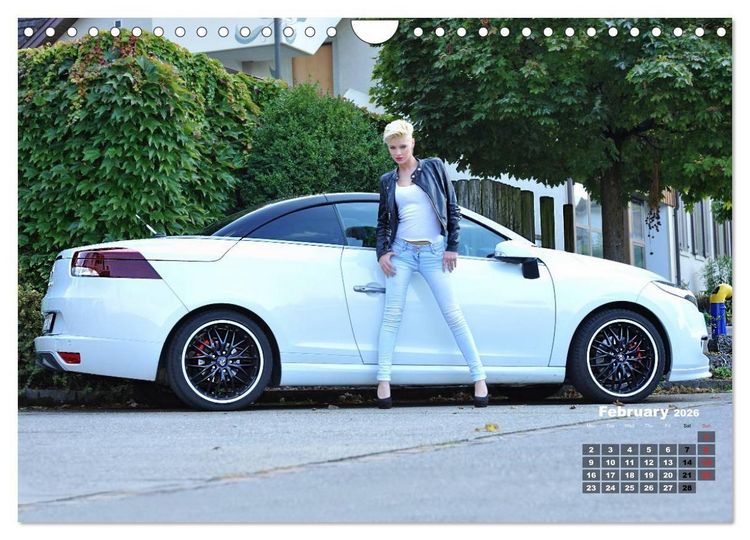 Produktbild: Girls and Cars (Wall Calendar 2026 DIN A4 landscape), CALVENDO 12 Month Wall Calendar