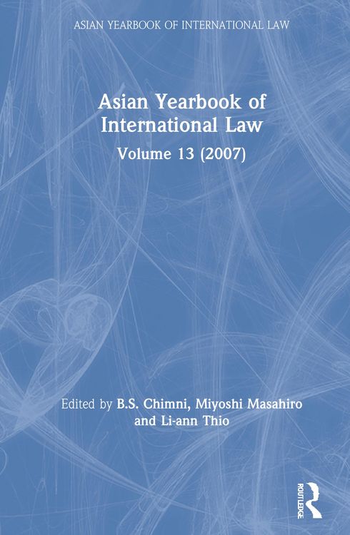 Produktbild: Asian Yearbook of International Law