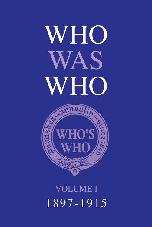 Produktbild: Who Was Who Volume I (1897-1915)