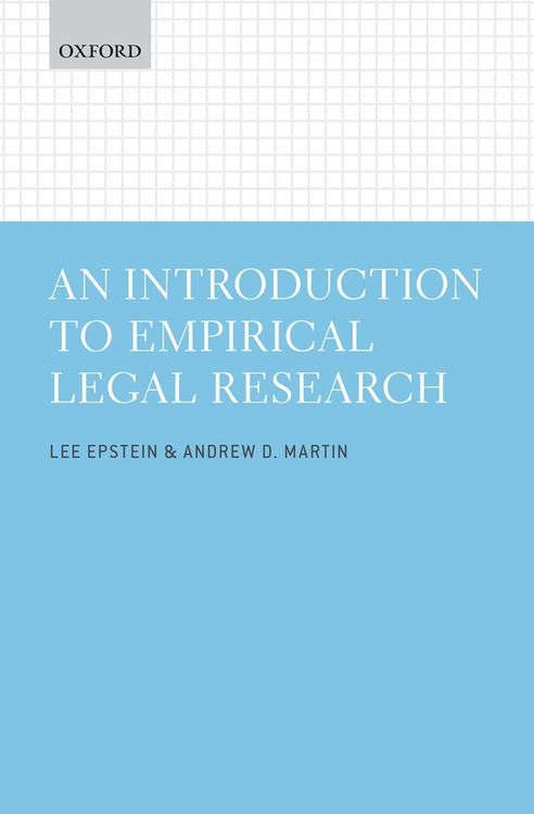 Produktbild: An Introduction to Empirical Legal Research