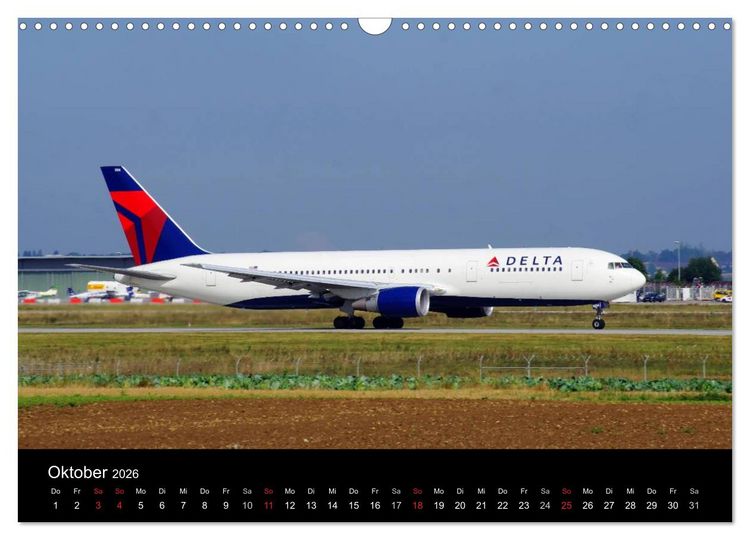 Produktbild: Giganten der L&uuml;fte am Airport Stuttgart (Wandkalender 2026 DIN A3 quer), CALVENDO Monatskalender
