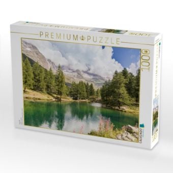 Produktbild: CALVENDO Puzzle Lago Blu | 1000 Teile Lege-Gr&ouml;&szlig;e 64x48cm Foto-Puzzle f&uuml;r gl&uuml;ckliche Stunden