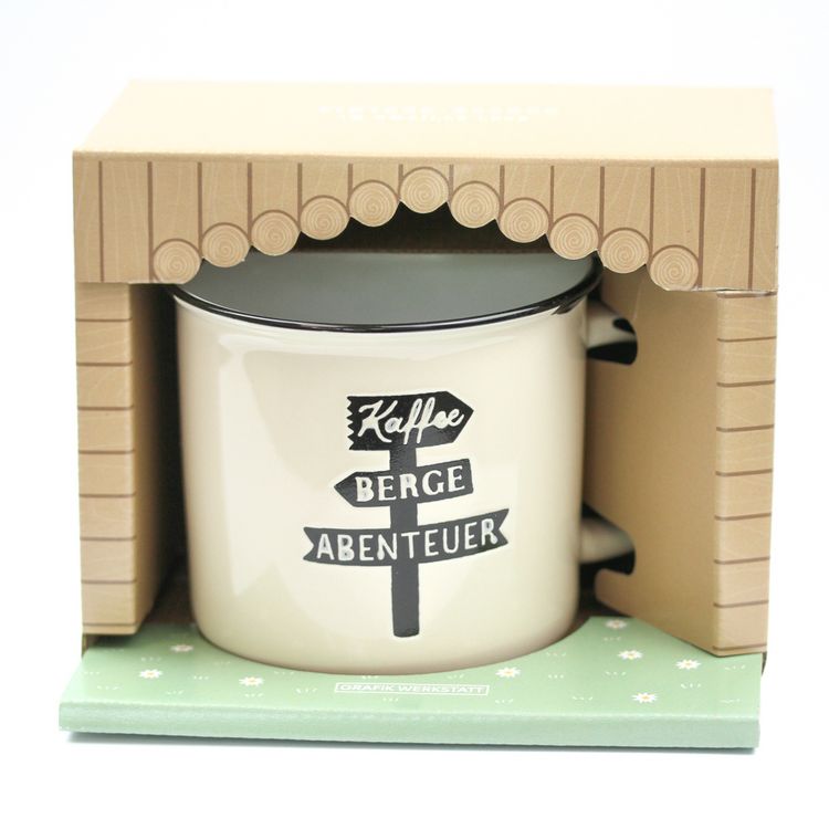 Produktbild: Becher Vintage Berggl&uuml;ck Kaffee