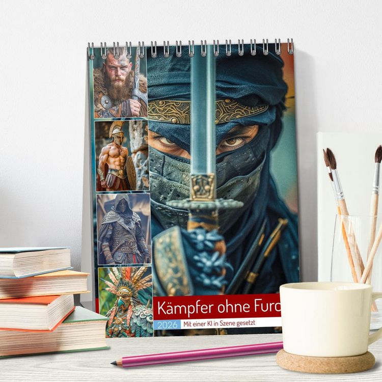 Produktbild: K&auml;mpfer ohne Furcht (Tischkalender 2026 DIN A5 hoch), CALVENDO Monatskalender