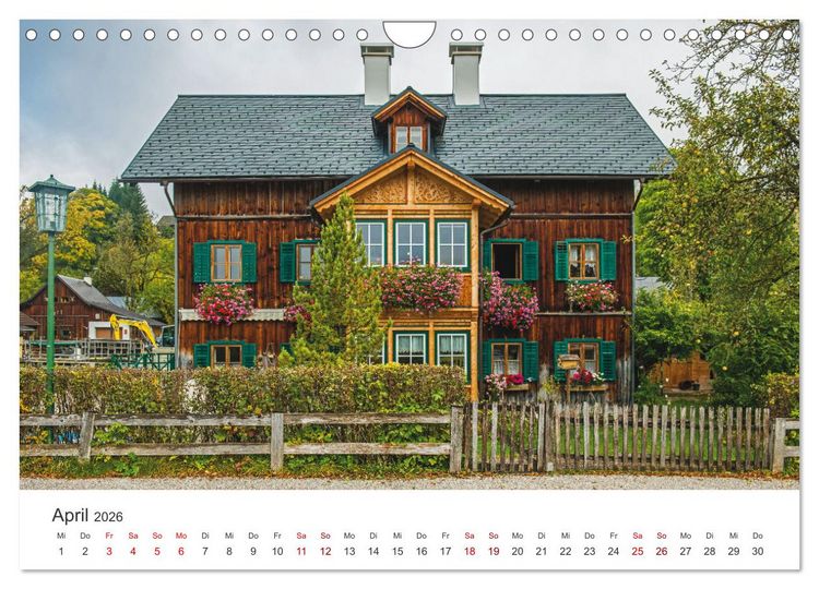 Produktbild: Hallstatt - Die Perle &Ouml;sterreichs (Wandkalender 2026 DIN A4 quer), CALVENDO Monatskalender