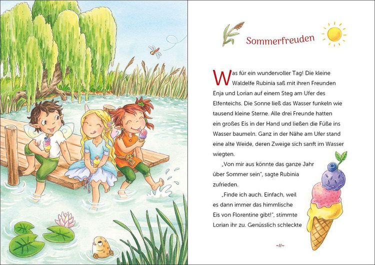 Produktbild: Rubinia Wunderherz, die mutige Waldelfe (Band 5) - Der geheimnisvolle Eiszauber