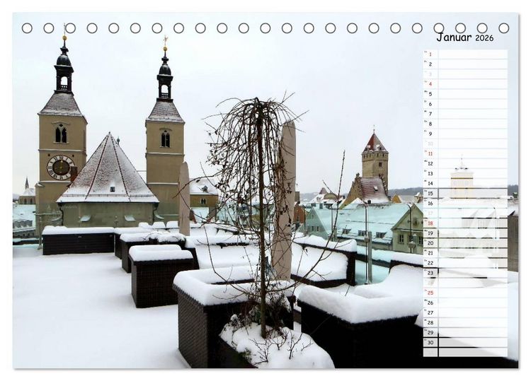 Produktbild: Regensburg erleben (Tischkalender 2026 DIN A5 quer), CALVENDO Monatskalender