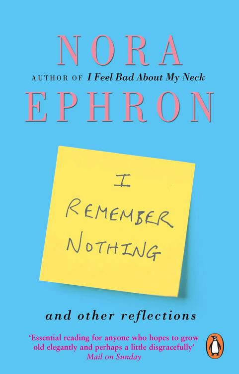 Produktbild: I Remember Nothing and other reflections