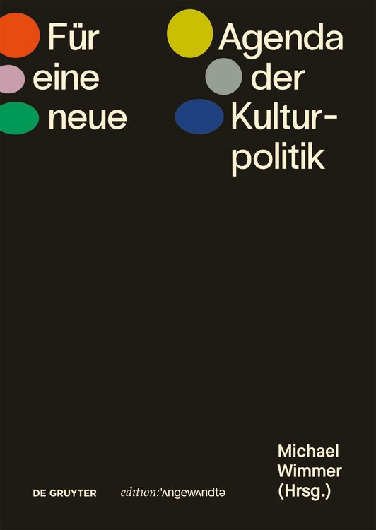 Produktbild: F&uuml;r eine neue Agenda der Kulturpolitik