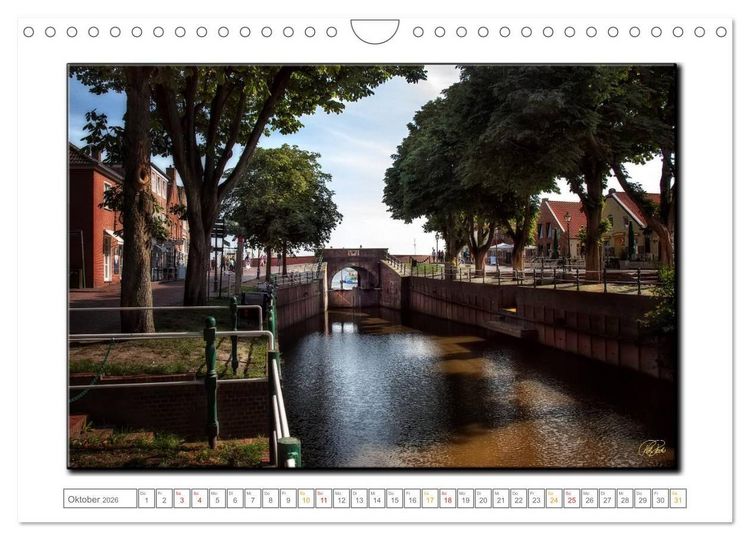 Produktbild: Ostfriesland - der alte Hafen Greetsiel (Wandkalender 2026 DIN A4 quer), CALVENDO Monatskalender