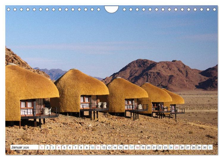 Produktbild: Namibia, Faszination W&uuml;ste und Tierwelt (Wandkalender 2026 DIN A4 quer), CALVENDO Monatskalender