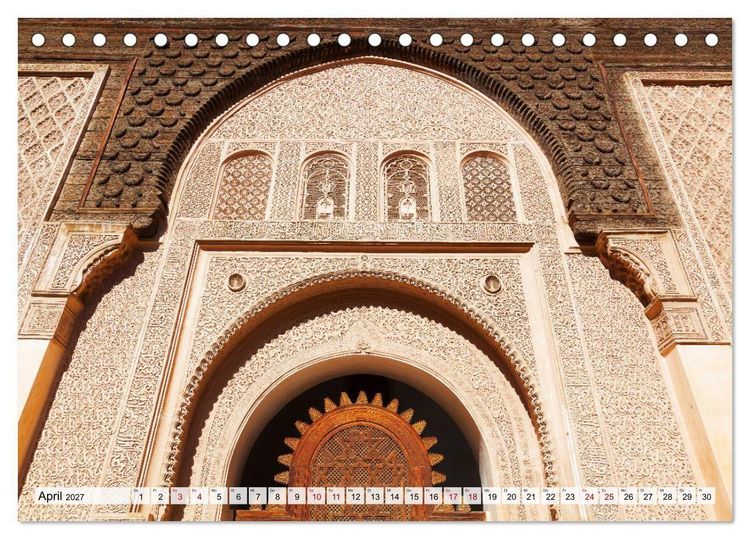 Produktbild: Marrakesch - Perle des S&uuml;dens (Tischkalender 2027 DIN A5 quer), CALVENDO Monatskalender