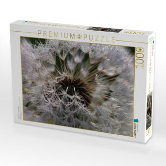 Produktbild: CALVENDO Puzzle Tautropfen im L&ouml;wenzahn | 1000 Teile Lege-Gr&ouml;&szlig;e 64x48cm Foto-Puzzle f&uuml;r gl&uuml;ckliche Stunden