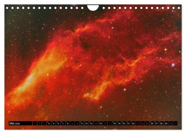 Produktbild: Galaktische Nebel (Wandkalender 2026 DIN A4 quer), CALVENDO Monatskalender