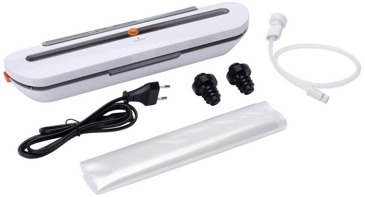 Produktbild: 80W Folienschweissger&auml;t Kontrollleuchte, inkl. 10 Vakuumbeutel, inkl. Weinstopfen