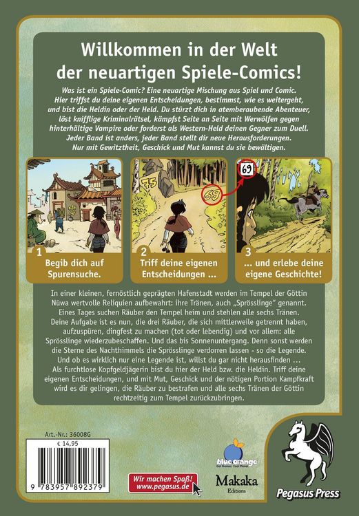 Produktbild: Spiele-Comic Abenteuer: Tr&auml;nen einer G&ouml;ttin (Hardcover)