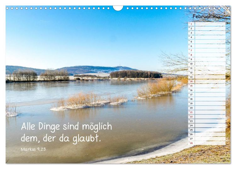 Produktbild: Heimat Hesselberg (Wandkalender 2026 DIN A3 quer), CALVENDO Monatskalender