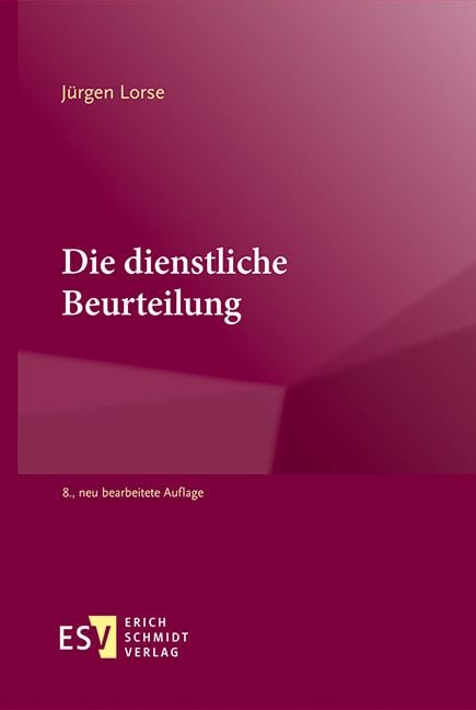 Produktbild: Die dienstliche Beurteilung