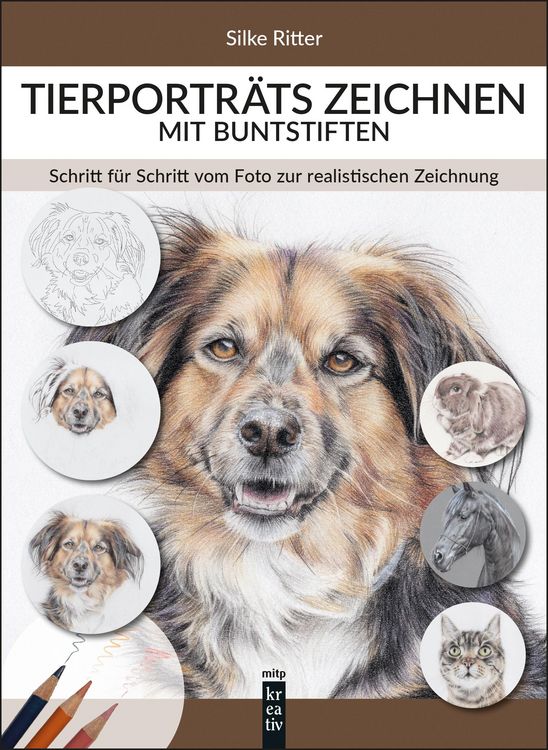 Produktbild: Tierportr&auml;ts zeichnen mit Buntstiften