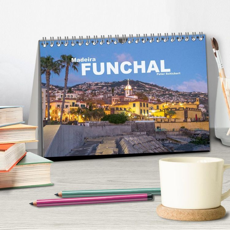 Produktbild: Madeira - Funchal (Tischkalender 2026 DIN A5 quer), CALVENDO Monatskalender
