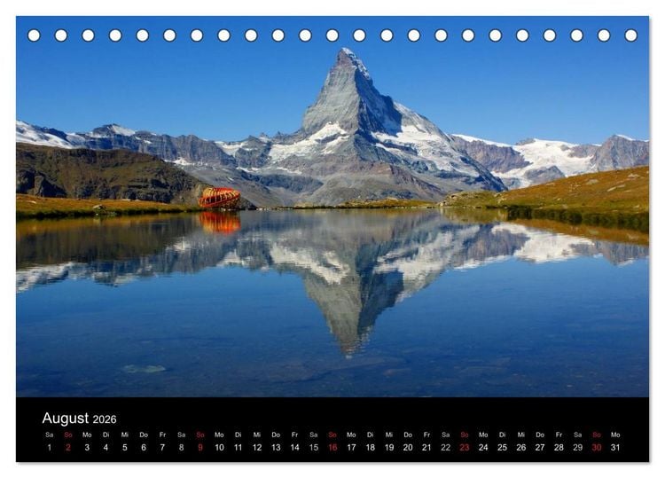Produktbild: Faszination Matterhorn (Tischkalender 2026 DIN A5 quer), CALVENDO Monatskalender