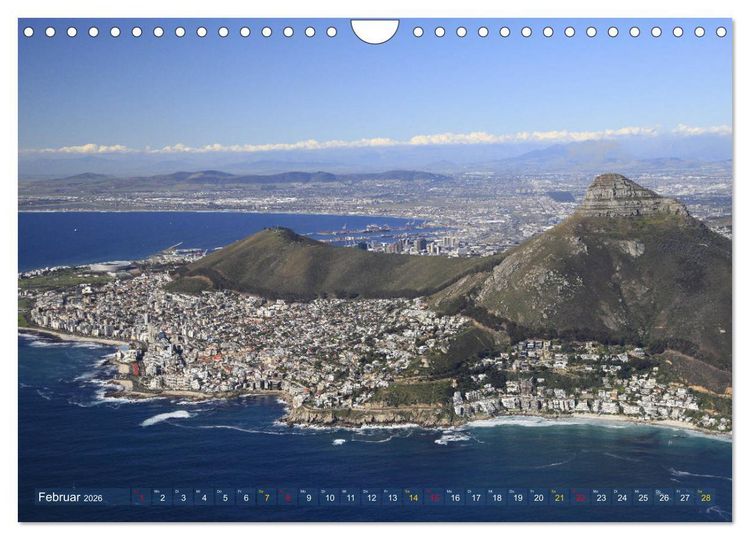 Produktbild: S&uuml;dafrika - K&uuml;stenflug von Kapstadt bis Dyker Island (Wandkalender 2026 DIN A4 quer), CALVENDO Monatskalender