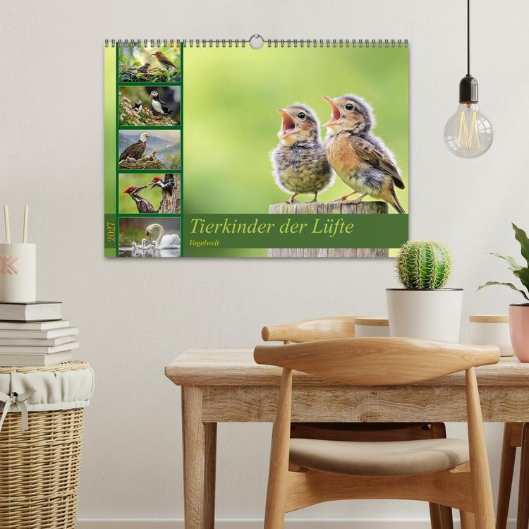 Produktbild: Tierkinder der L&uuml;fte - Vogelwelt (Wandkalender 2027 DIN A3 quer), CALVENDO Monatskalender