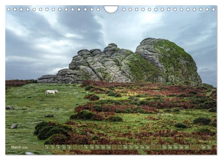 Produktbild: Dartmoor (Wall Calendar 2026 DIN A4 landscape), CALVENDO 12 Month Wall Calendar
