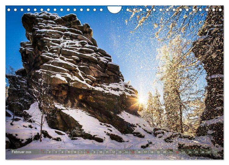 Produktbild: Stimmungsvolle Landschaften in Sachsen 2026 (Wandkalender 2026 DIN A4 quer), CALVENDO Monatskalender