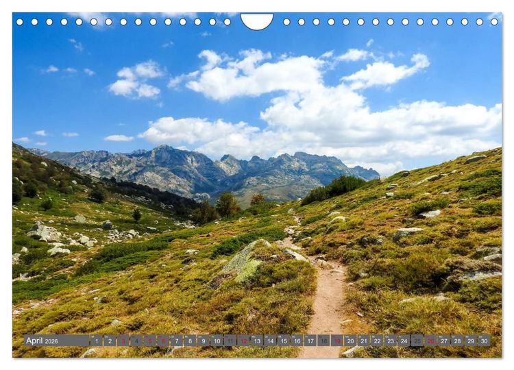 Produktbild: Korsika - Weitwanderweg GR 20 (Wandkalender 2026 DIN A4 quer), CALVENDO Monatskalender