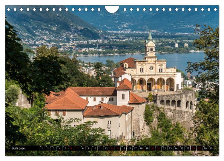 Produktbild: Die sch&ouml;nsten Ansichten der Schweiz (Wandkalender 2026 DIN A4 quer), CALVENDO Monatskalender