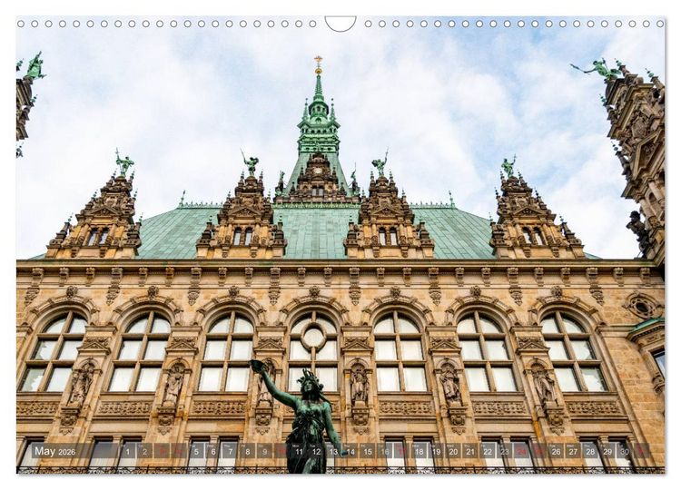 Produktbild: Hamburg perspectives (Wall Calendar 2026 DIN A3 landscape), CALVENDO 12 Month Wall Calendar