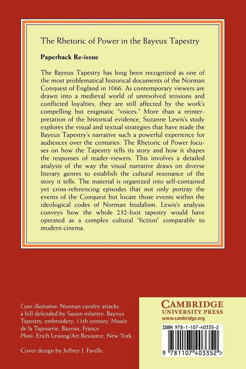 Produktbild: The Rhetoric of Power in the Bayeux Tapestry