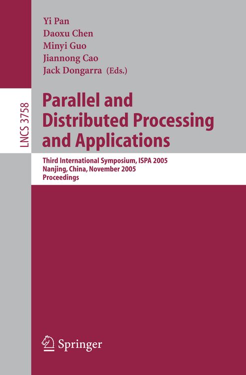 Produktbild: Parallel and Distributed Processing and Applications