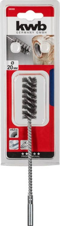 Produktbild: Kwb Spiral-Rohrb&uuml;rste, Stahldraht, gewellt 599300 1St.