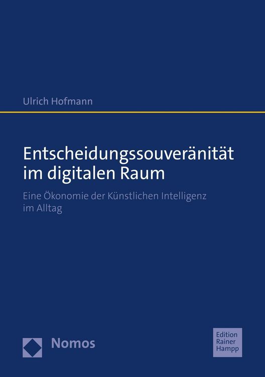 Produktbild: Entscheidungssouver&auml;nit&auml;t im digitalen Raum