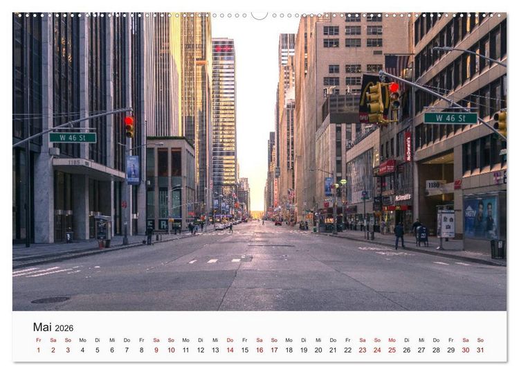 Produktbild: Traumstadt New York (Wandkalender 2026 DIN A2 quer), CALVENDO Monatskalender
