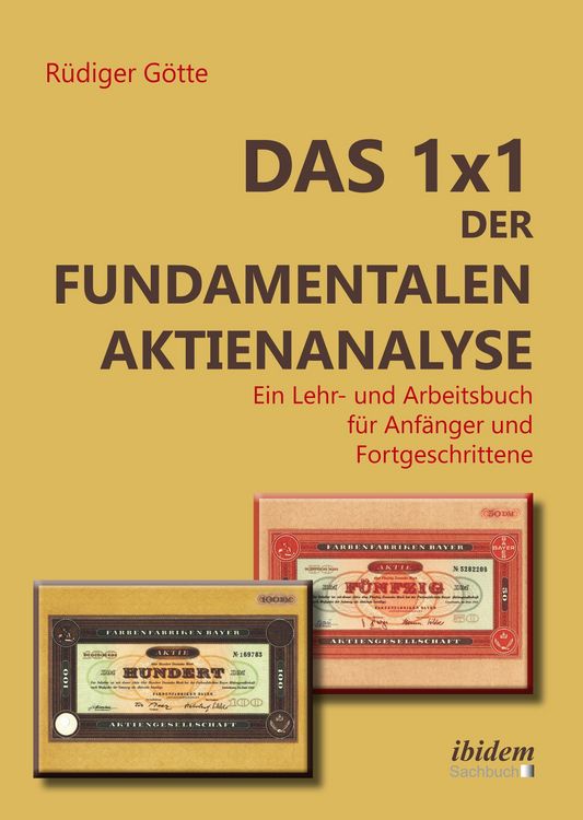 Produktbild: Das 1x1 der fundamentalen Aktienanalyse